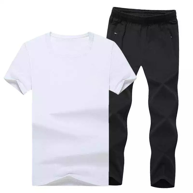 爆款男士運(yùn)動(dòng)套裝夏季