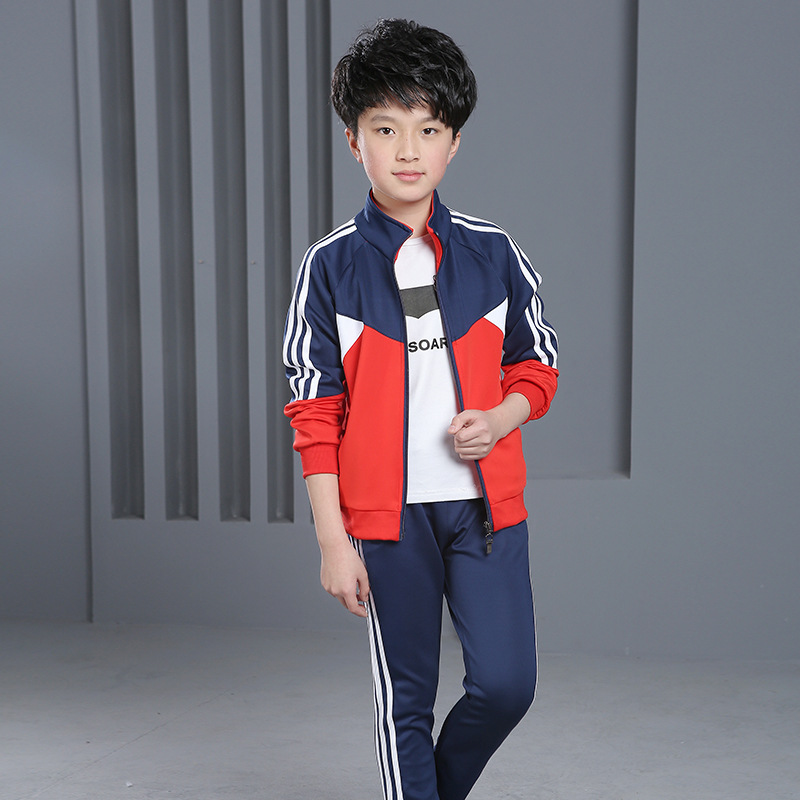 2019春季新款兒童拼色