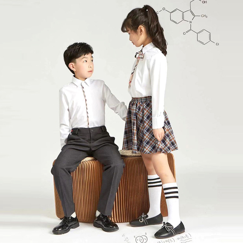 2019新款學(xué)生白襯衣長